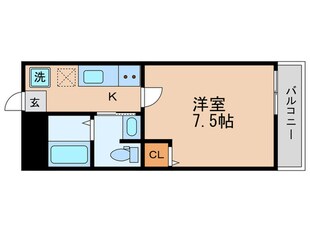 フラッティ堀川高辻の物件間取画像